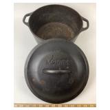 Used Lodge Cast Iron Pot With Lid