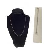 .925 Sterling Silver Chain, Bracelet