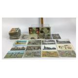 Postcards with Scenic, Floral, Horse Themes