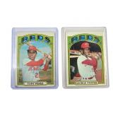 1972 Topps Cincinnati Reds HOF George Foster &