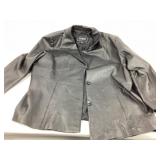 Dialogue Black Faux Leather Jacket 3X