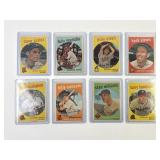 Vintage 1959 Topps Baseball Card Lot
