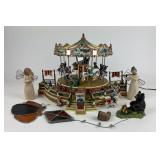 Musical Carousel Figurines, Angel Decorations
