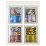 4 Pokemon Holo Cards