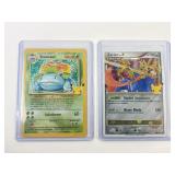 2 Pokemon 25th Anniversary Cards