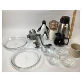 Keen Kutter Grinder, Pyrex Bowls, Thermal Coffee C