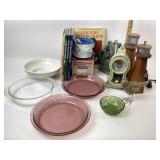 Pyrex Pie Dishes, Rival Potpourri Crock, Lighthous