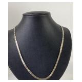 .925 Sterling Silver Chain, Italy, 20 Inches