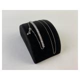 .925 Italy Sterling Silver Chain, 1.26g TW 18 inch