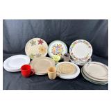 Corningware Plates, Pie Plate, mugs