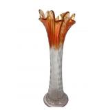 Carnival Glass Trumpet Vase