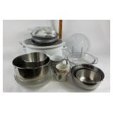 Rival Crock-Pot, Metal Bowls, Pie Plates, Anchor O