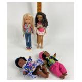 Wee 3 Friends Dolls and Gi Go Palm Dolls