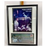 Roger Clemens Framed Commemorative Display