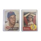 Vintage Cincinnati Reds Joe Nuxhall Baseball Cards
