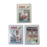 Vintage 1977 Cincinnati Reds Baseball Cards: