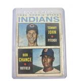 Vintage 1964 Topps Tommy John Rookie Baseball Card