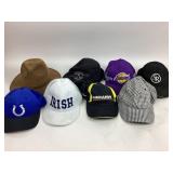 Caps and Hats Featuring Colts, Lakers, Irish