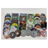 DVD movies- no cases spiderman, scary movie