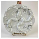 Victorian Porcelain Oyster Plate C F Haviland