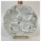 Victorian Porcelain Oyster Plate Haviland & Co.