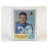 Vintage 1968 Topps Dallas Cowboys Dan Reeves