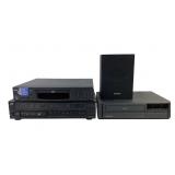 RCA DVD Player, Jensen Speaker, Magnavox VCR, Sans