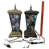 Tiffany-Style Stained Glass Table Lamps