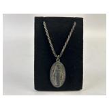 SU Italy .925 Sterling Silver marked necklace with