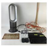 Dyson Hot & Cool Fan ï¿½ Powers Up, Keyboards, Remot