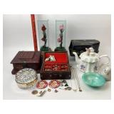 Musical Rose Art Displays & Jewelry Boxes, Heavy G