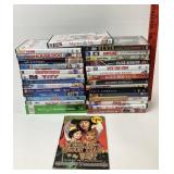 DVDs; West Side Story, Annie, Airplane, Elvis, Bla