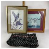 Framed Wildlife Prints, Vera Bradley Tote Bag