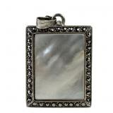 Theda Sterling Silver Locket penant 7.13g TW