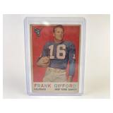 Vintage 1959 Topps Football Card Frank Gifford