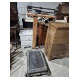 Industrial Scale And Wooden and metal Dolly