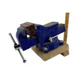 Irwin Bench Vise on Wooden Base
