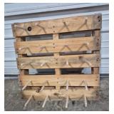 Wooden Donut Wall Stand Display