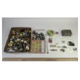 Costume Jewelry: Spain Guitar pin, brooches,