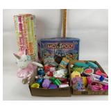 Disney Monopoly, Unicorn Plush, Toy Figures