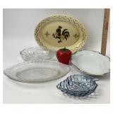 Dishware; Anchor Hocking Grape Cluster, Milk Glass