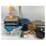 Ninja Sizzle Grill, Terra Stone Plant Caddy, Bakew