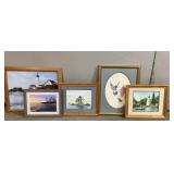 Framed Artwork Featuring Lighthouses, Nature