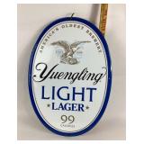 Yuengling Light Lager Tin Beer Sign