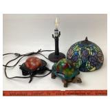 Solar Powered Garden Figurines & Stained Glass Tab