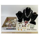 Costume Jewelry: Reddy Killowatt stick pins, Avon