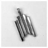 Rul Sterl Stamped Sterling Silver pendant 6.89g TW