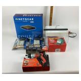 Netgear Router, Black+Decker Driver, GE Sensors