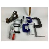 Stanley Hand Plane, Metal C-Clamps