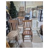 Wood Chairs (4)